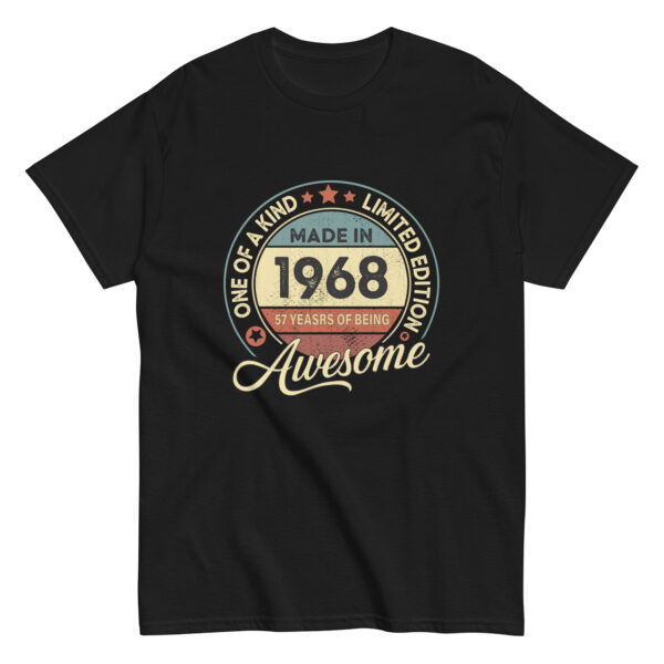 MADE IN 1968 BEING AWESOME PREMIUM BUY 1 GET 1 T-SHIRT - Image 2