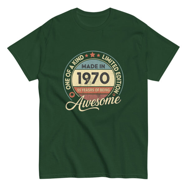 MADE IN 1970 BEING AWESOME PREMIUM BUY 1 GET 1 T-SHIRT - Image 3
