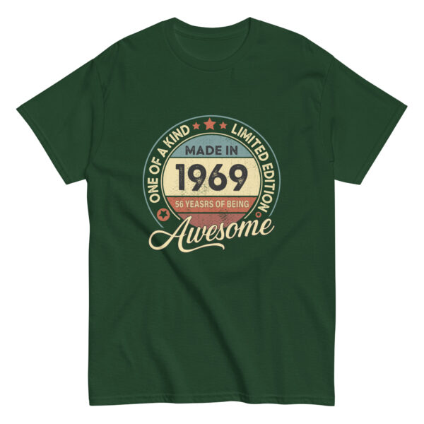 MADE IN 1969 BEING AWESOME PREMIUM BUY 1 GET 1 T-SHIRT - Image 3