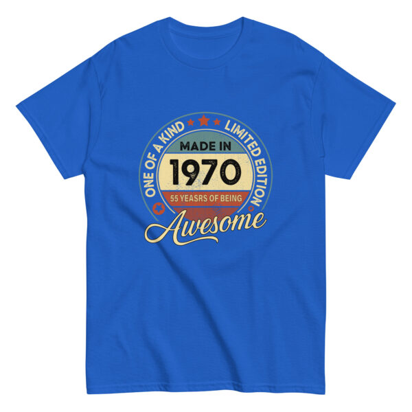 MADE IN 1970 BEING AWESOME PREMIUM BUY 1 GET 1 T-SHIRT - Image 6