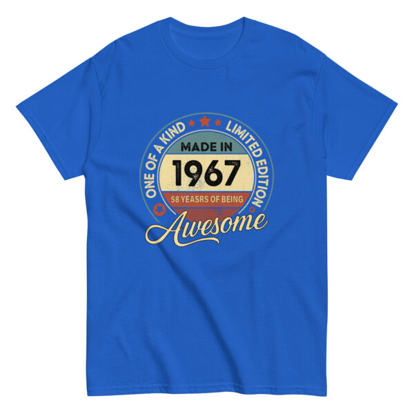 MADE IN 1967 BEING AWESOME PREMIUM BUY 1 GET 1 T-SHIRT - Image 6