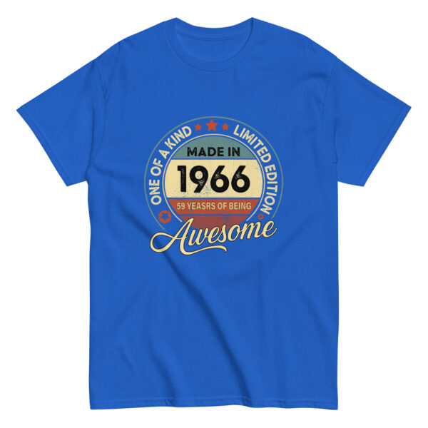 MADE IN 1966 BEING AWESOME PREMIUM BUY 1 GET 1 T-SHIRT - Image 6