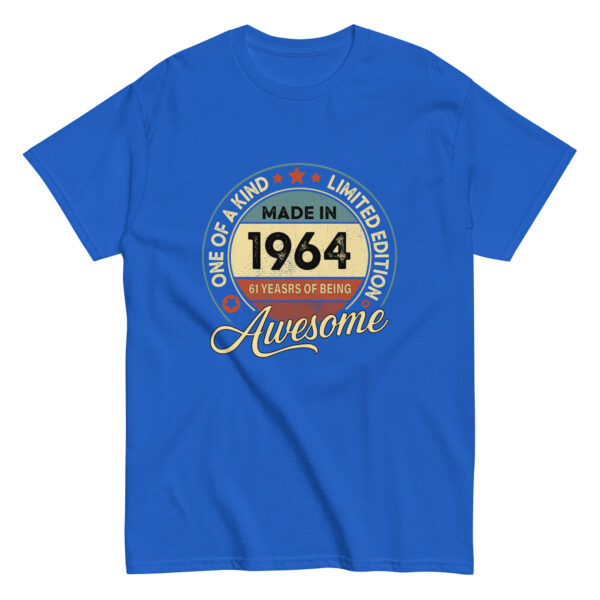 MADE IN 1964 BEING AWESOME PREMIUM BUY 1 GET 1 T-SHIRT - Image 6