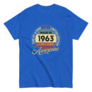 MADE IN 1963 BEING AWESOME PREMIUM BUY 1 GET 1 T-SHIRT