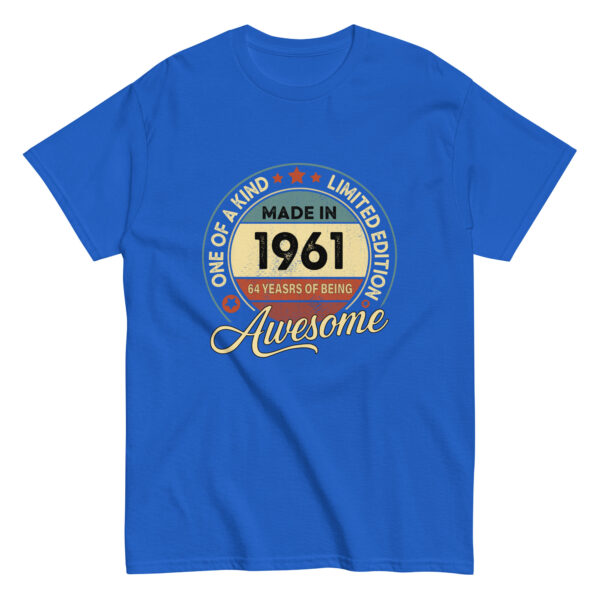 MADE IN 1961 BEING AWESOME PREMIUM BUY 1 GET 1 T-SHIRT - Image 6