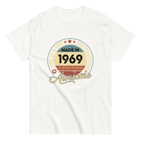 MADE IN 1969 BEING AWESOME PREMIUM BUY 1 GET 1 T-SHIRT - Image 7